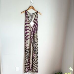 NEW EMILIO PUCCI  LINEN MAXI DRESS 10